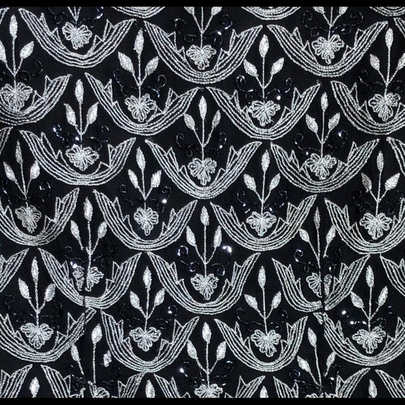 1980’s Vintage Beaded Silk Top Large - Picture 3 of 5